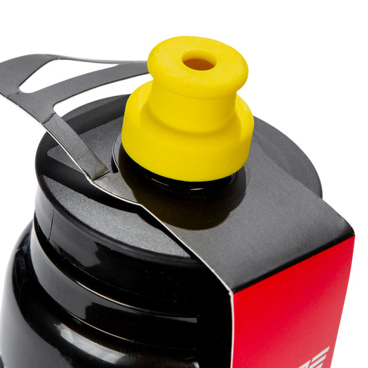 Ánfora para bicicleta Elite Tour de France 750 ml Libre de BPA Negro-amarillo