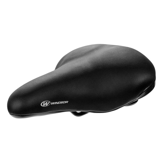 Asiento para bicicleta urbana Windsor Comfort con broche 2 resortes 255x180 mm