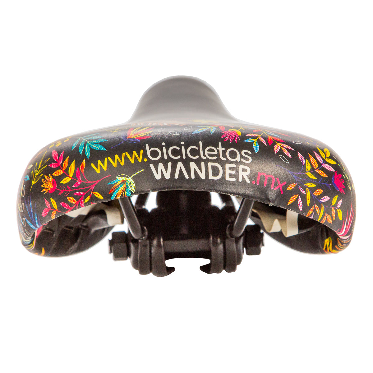 Asiento para bicicleta infantil Wander Pixy con broche 235x145 mm Negro-colores