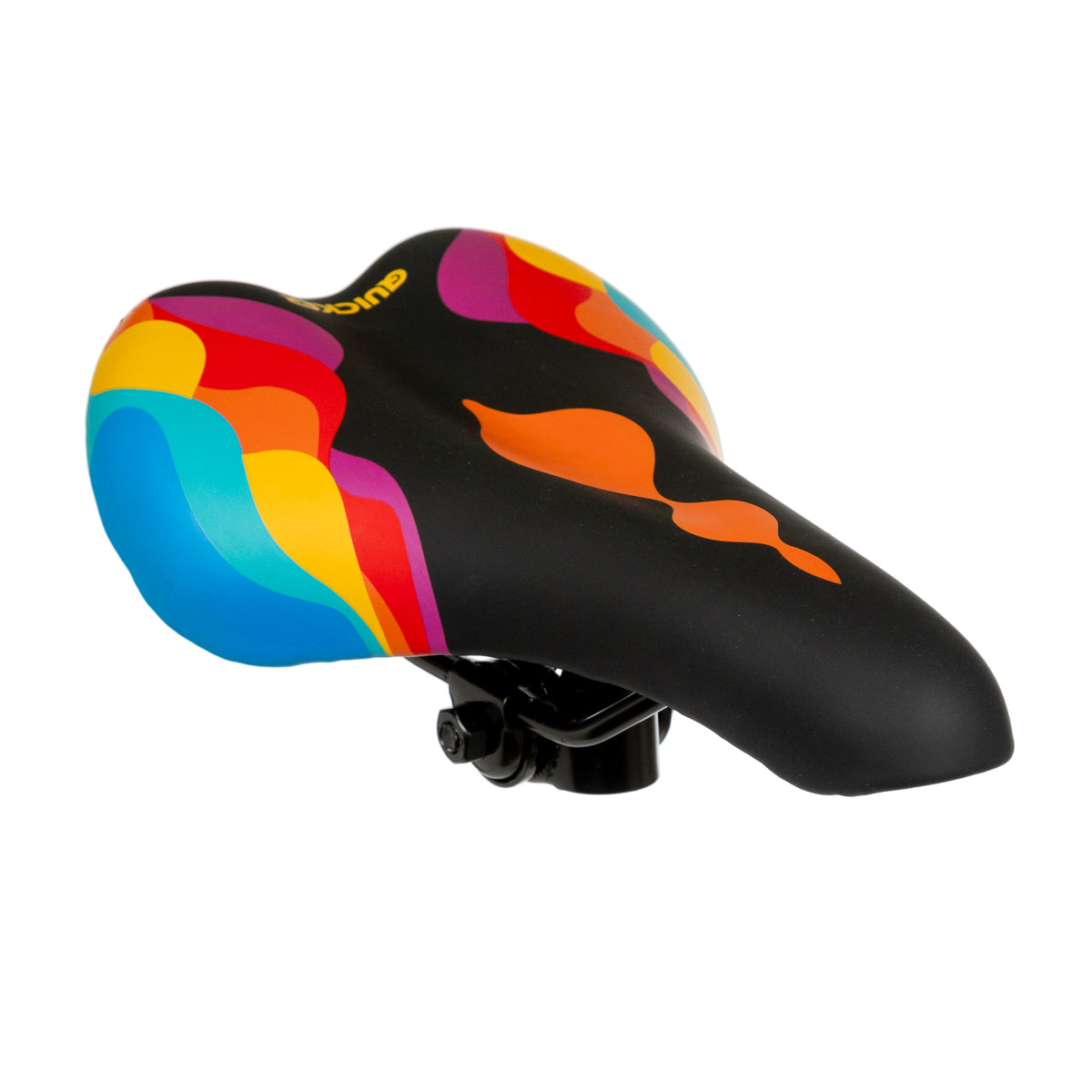 Asiento para dama bicicleta MTB Quicker Rainbow con broche 275x165mm