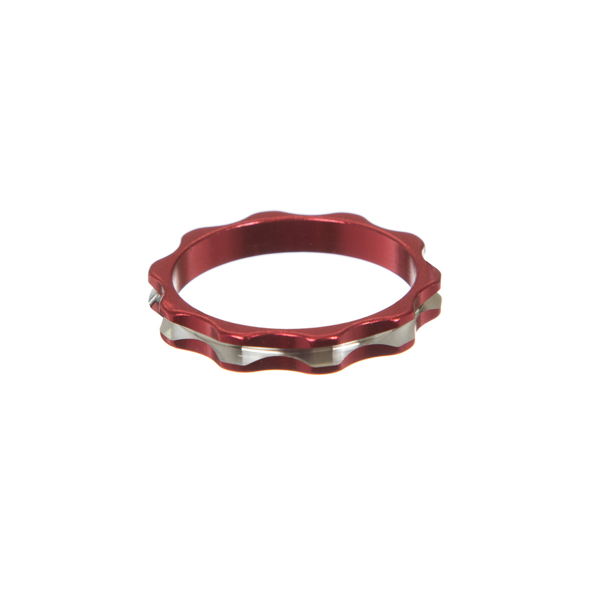 Espaciador de dirección para bicicleta 1 1 8 Ondulado 5mm