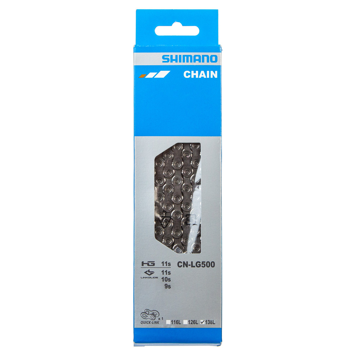 Cadena para bicicleta de montaña / E-Bike Shimano Steps CN-LG500 10/11v LinkGlide 138e