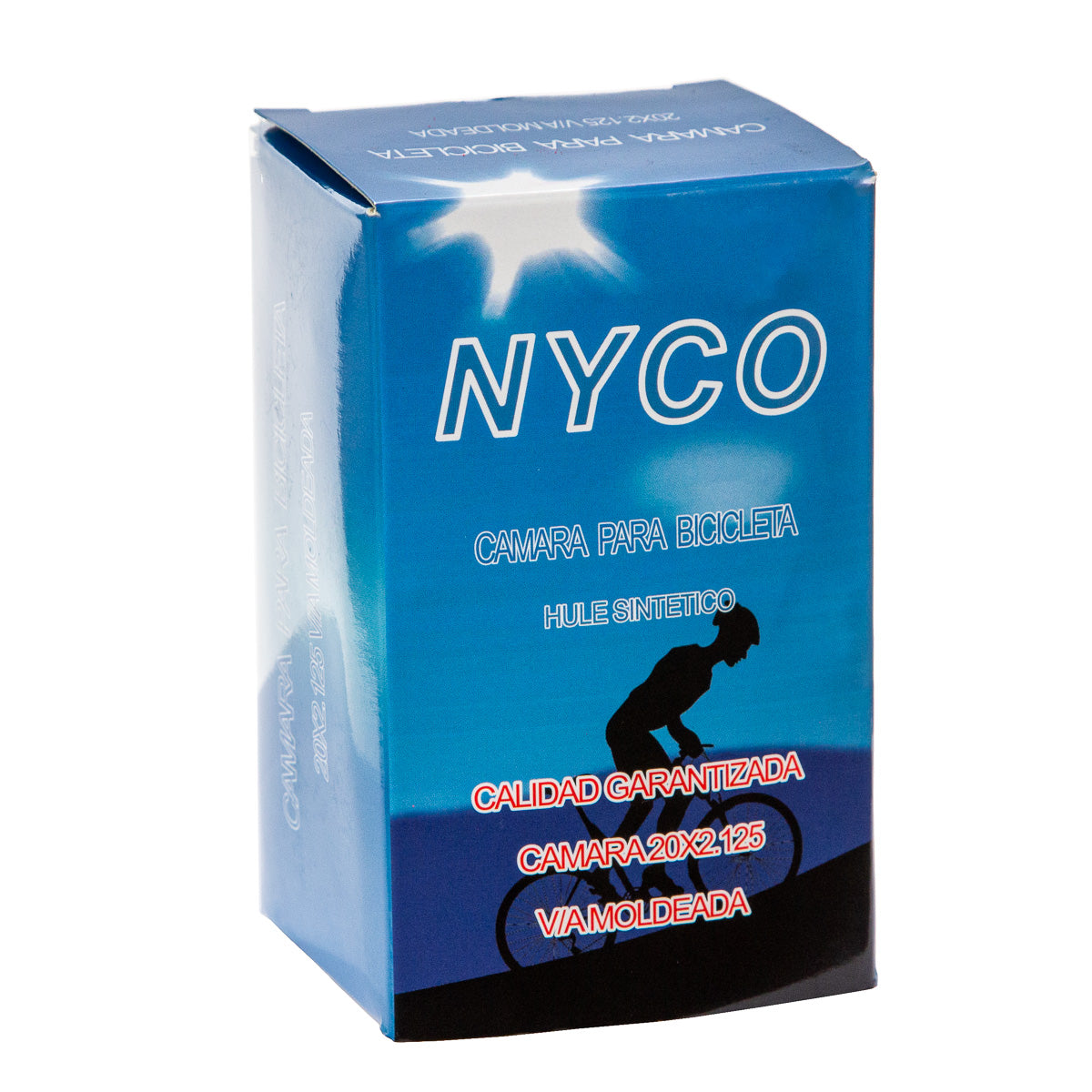 Cámara para bicicleta infantil Nyco R20x2.125" VA 28 mm Negro