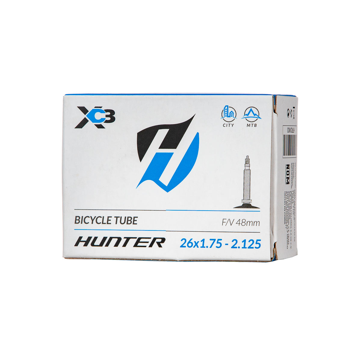 Cámara para bicicleta Hunter R26x1.75 2.125 VF