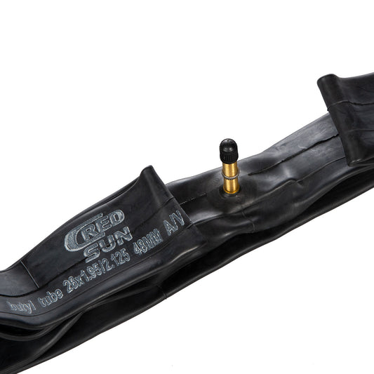 Cámara para bicicleta de montaña RedSun R26x1.95/2.125" VA 48 mm Negro