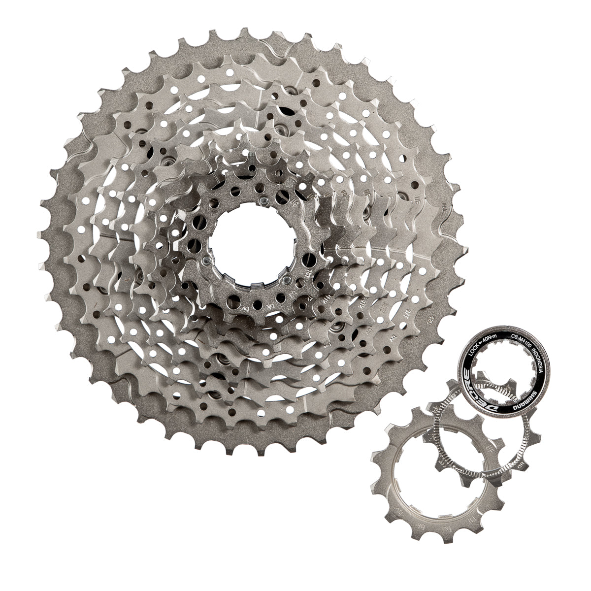 Cassette para bicicleta de montaña Shimano Deore CS-M4100-10 10v