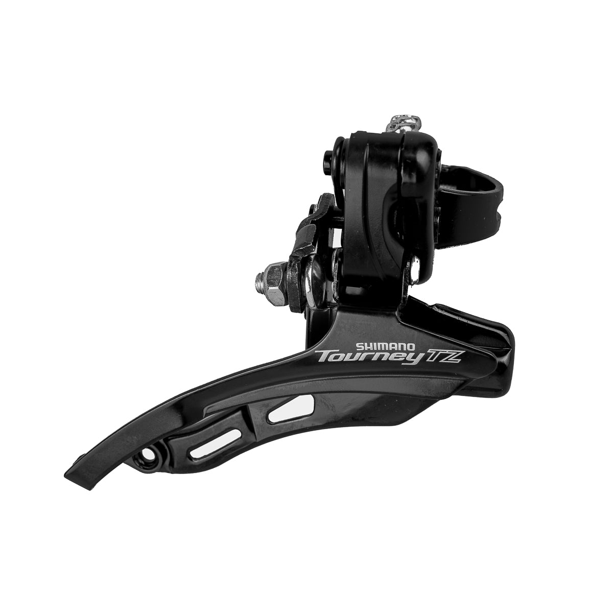 Desviador delantero bicicleta MTB Shimano Tourney FD TZ500 DS6 3x8/7v 31.8 mm Tirón dual