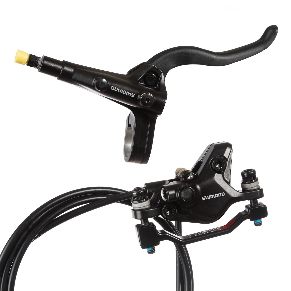 Palanca y cáliper trasero para freno de disco hidráulico de bicicleta Shimano Deore BL MT401/BR MT410