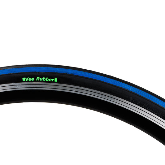 Llanta para bicicleta de turismo Vee Rubber R27x1 1/4" 85psi Negro-azul