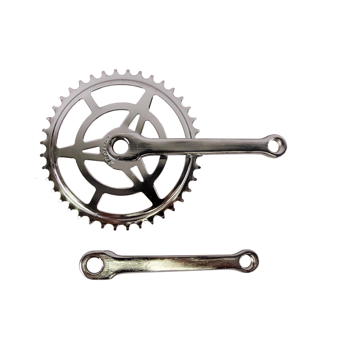 Multiplicación monoplato para bicicleta urbana Fierro Acura 6v 40d 152 mm Eje Redondo 9/16" Cromado