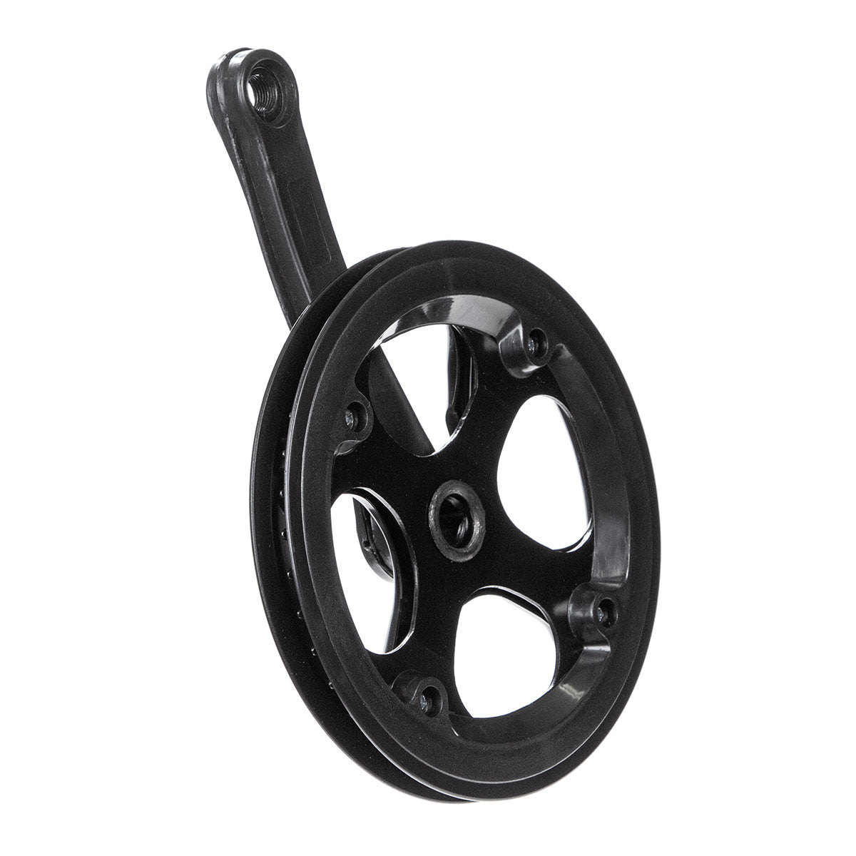Multiplicación mono para bicicleta infantil Roller 42d 152 mm Eje cuadrado 9/16" Negro