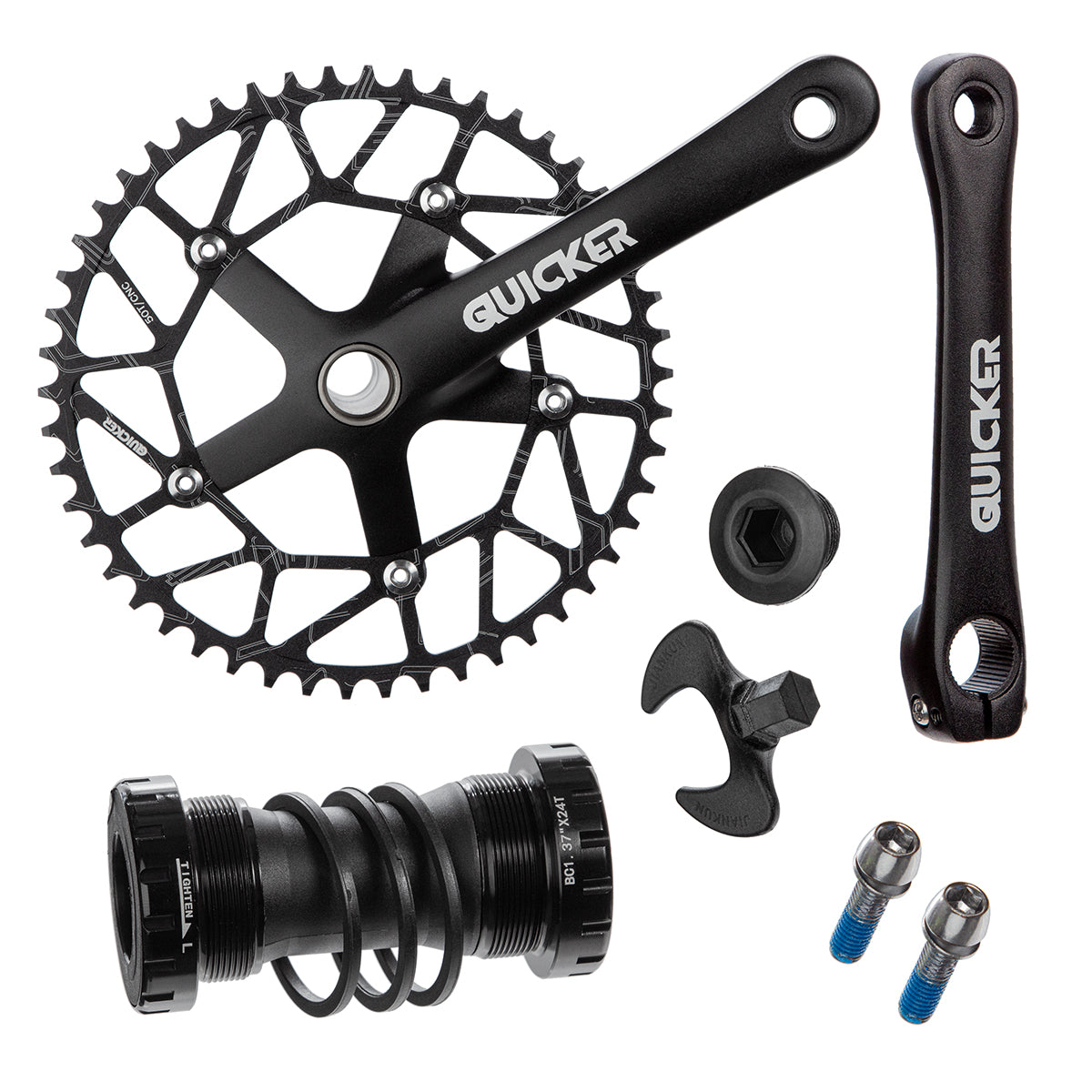 Multiplicación monoplato para bicicleta urbana Quicker 9v 50d 170mm 9 16 EH