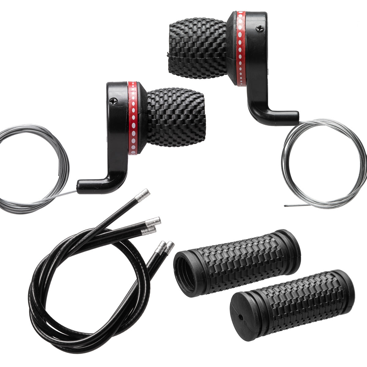 Palancas de cambio de puño para bicicleta de montaña S.Shine 3x7v