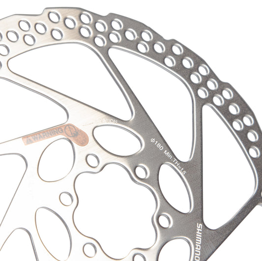 Disco de freno para bicicleta de montaña Shimano Deore SM-RT56m 180mm 6T Cromado