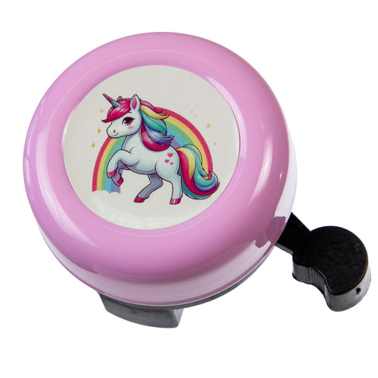 Timbre de mano redondo para bicicleta infantil Mariluz Pony unicornio