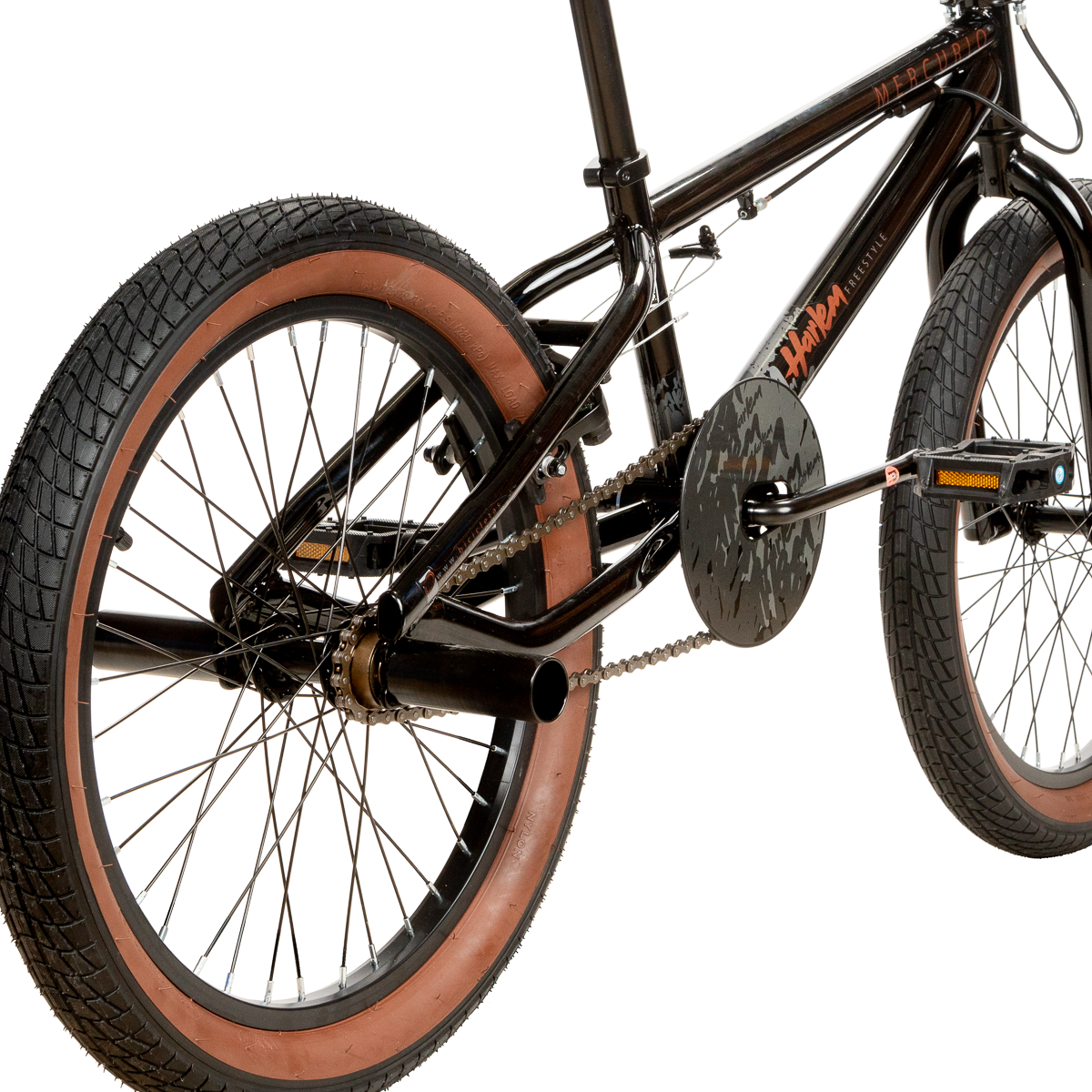 Bicicleta BMX Mercurio Harlem R20 1v Negro-café