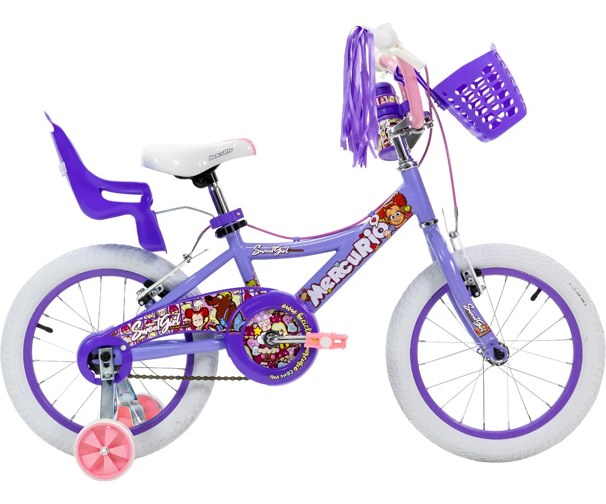 Bicicleta infantil Mercurio Sweet Girl R16 1v