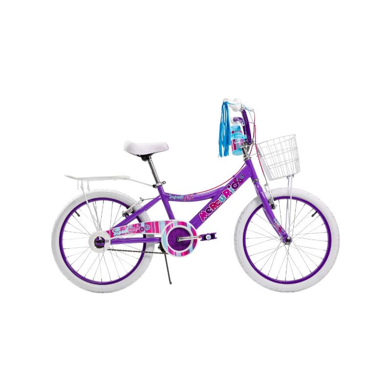 Bicicleta infantil para niña Mercurio Sweet Girl R20 1v Púrpura