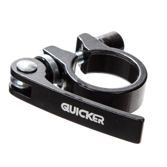 Abrazadera para poste de asiento de bicicleta con bloqueo de liberación rápida Quicker 31.8 mm