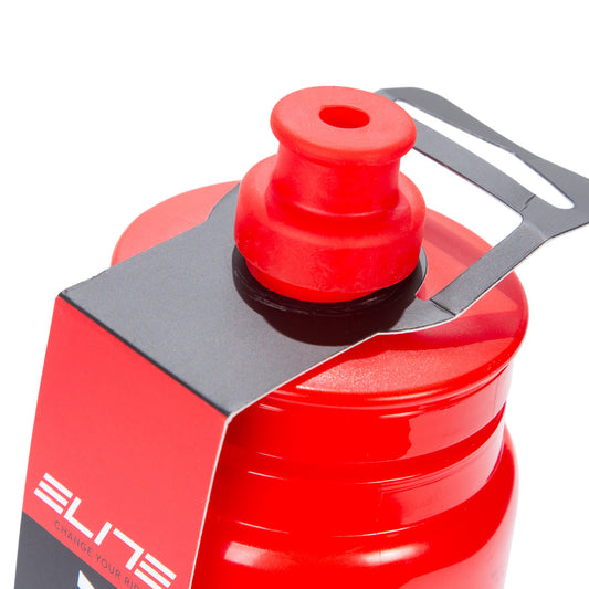 Ánfora para bicicleta Elite Fly World Tour La Vuelta 550 ml Libre de BPA Rojo