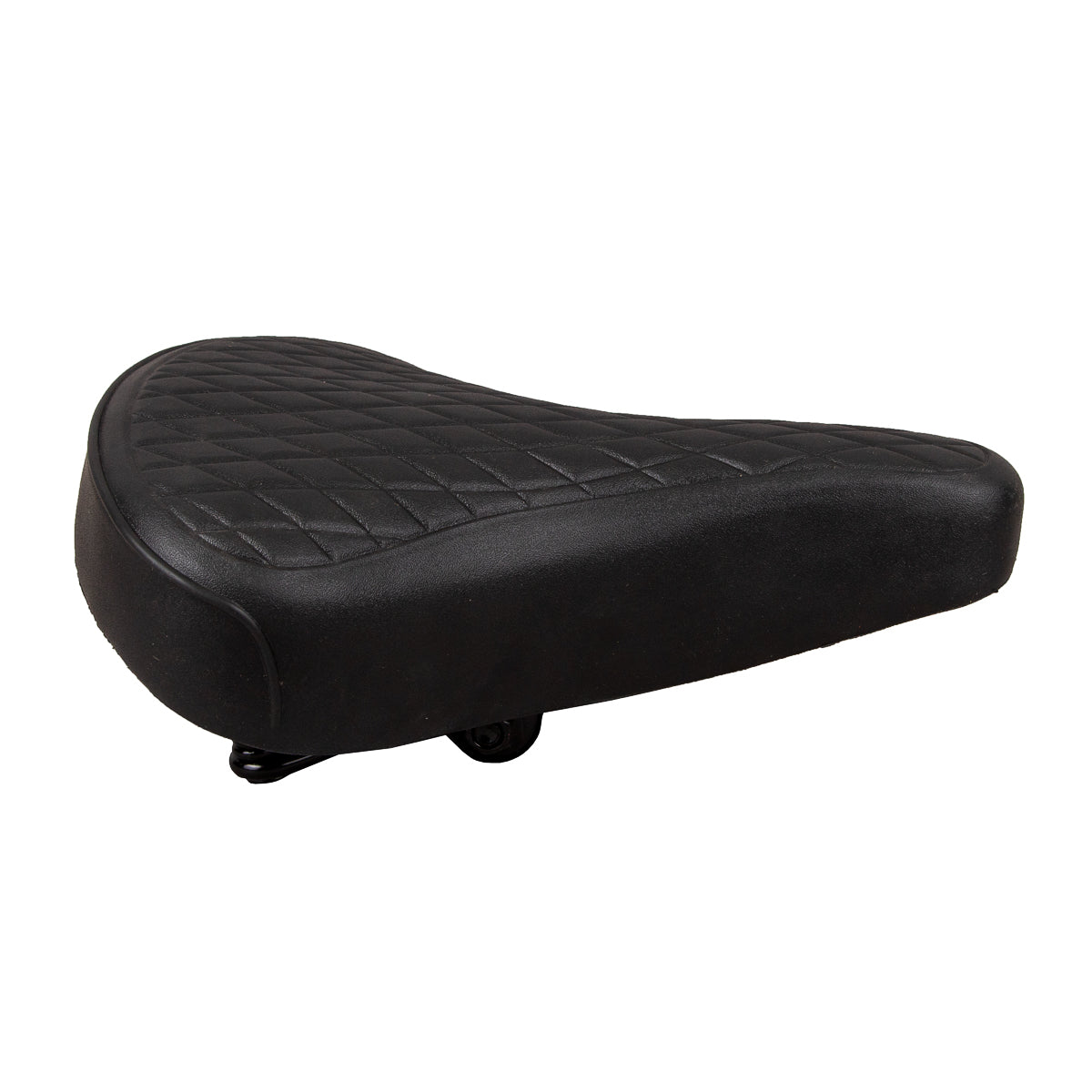 Asiento para bicicleta urbana Windsor Rombos con broche 250x200 mm Negro