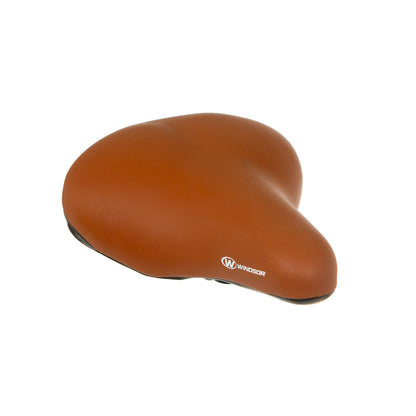 Asiento para bicicleta urbana Windsor Comfort con broche 2 resortes 255x180 mm