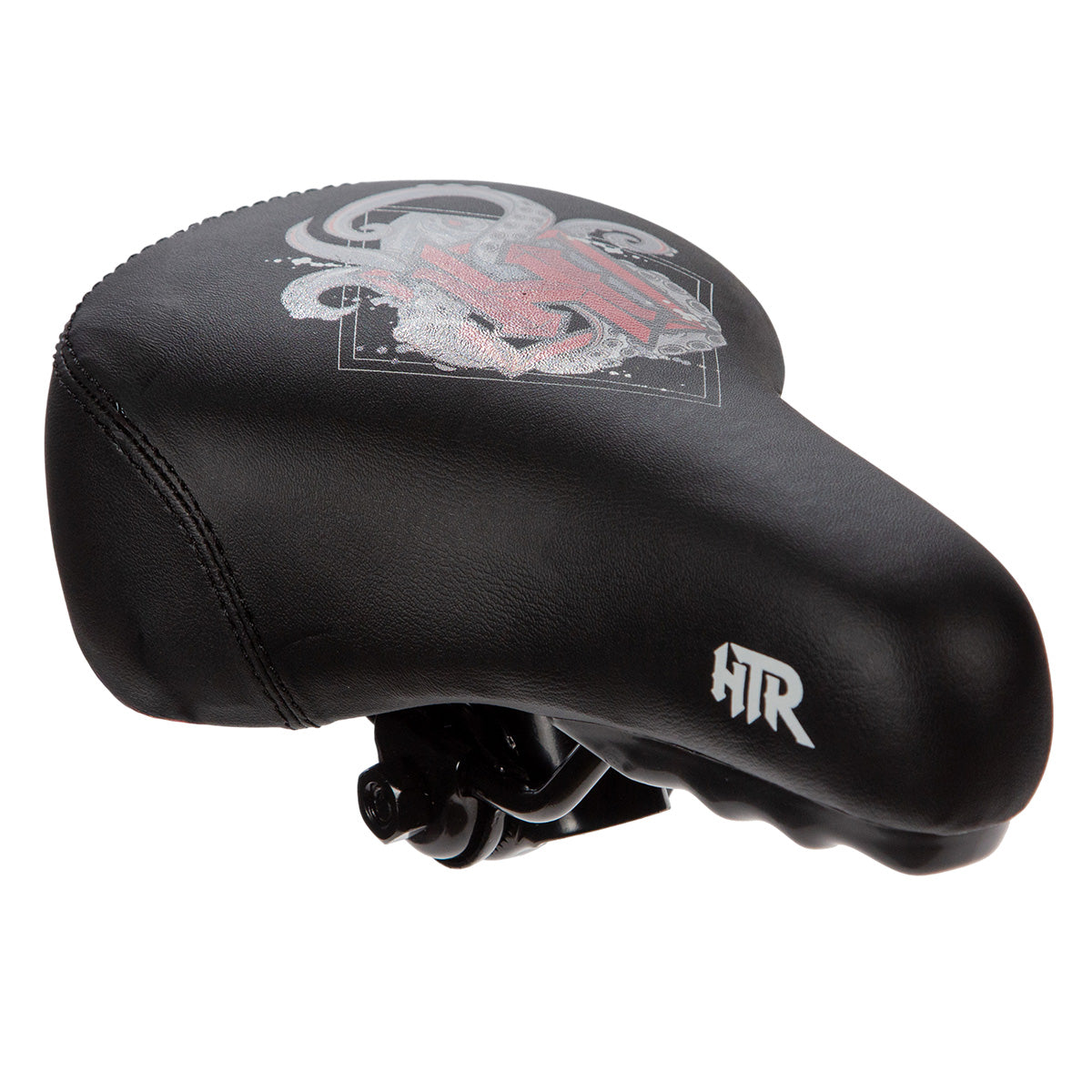 Asiento para bicicleta BMX Hunter Logo Freestyle Street con broche 220x155 mm