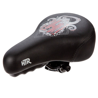 Asiento para bicicleta BMX Hunter Logo Freestyle Street con broche 220x155 mm
