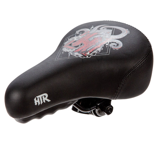 Asiento para bicicleta BMX Hunter Logo Freestyle Street con broche 220x155 mm