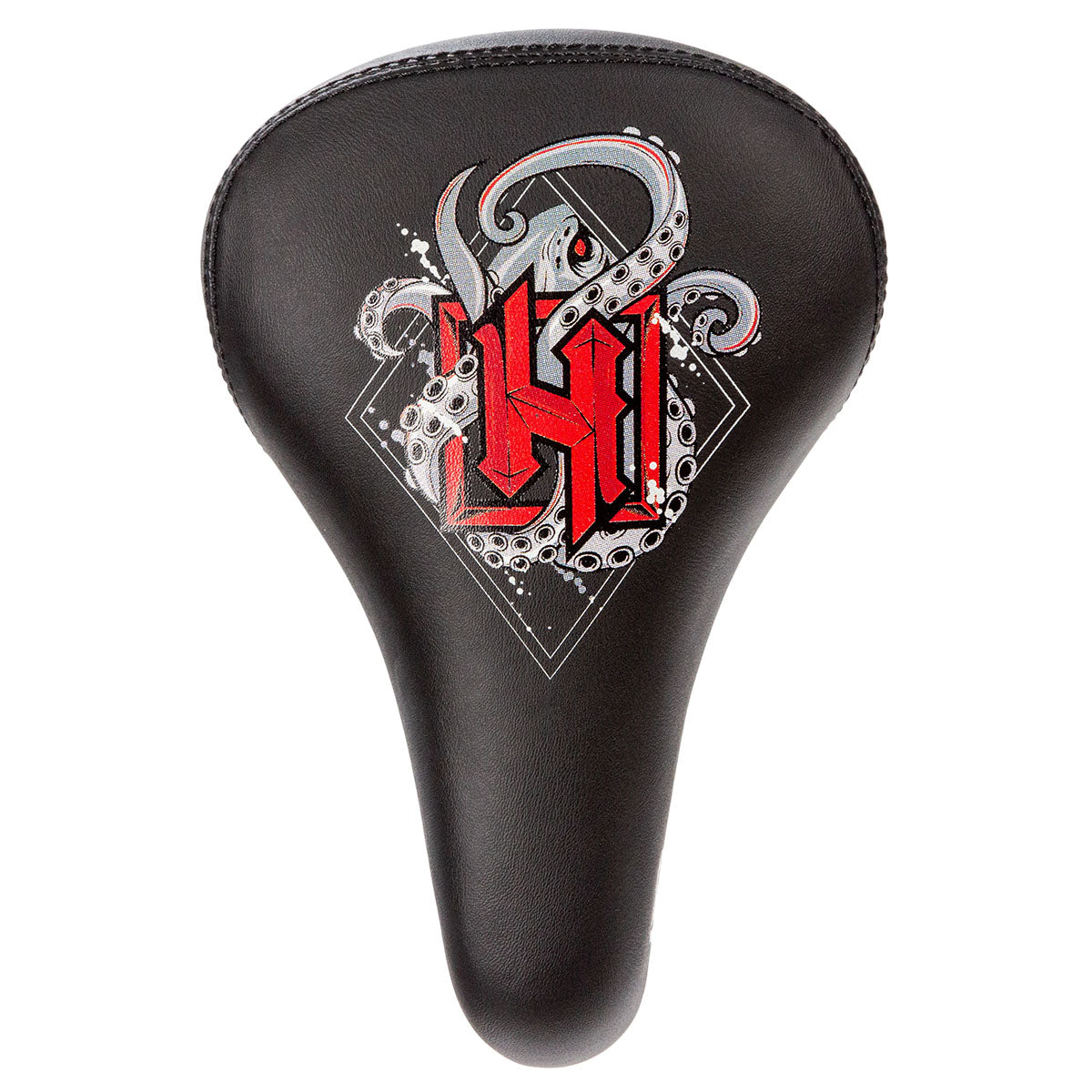 Asiento para bicicleta BMX Hunter Logo Freestyle Street con broche 220x155 mm