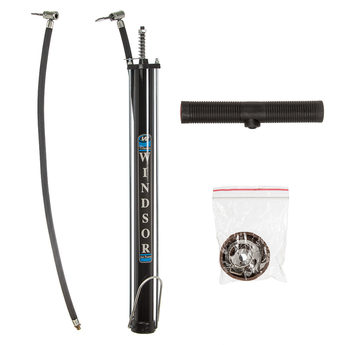 Bomba de aire de pie para bicicleta Windsor Classic L50cm VA 120psi