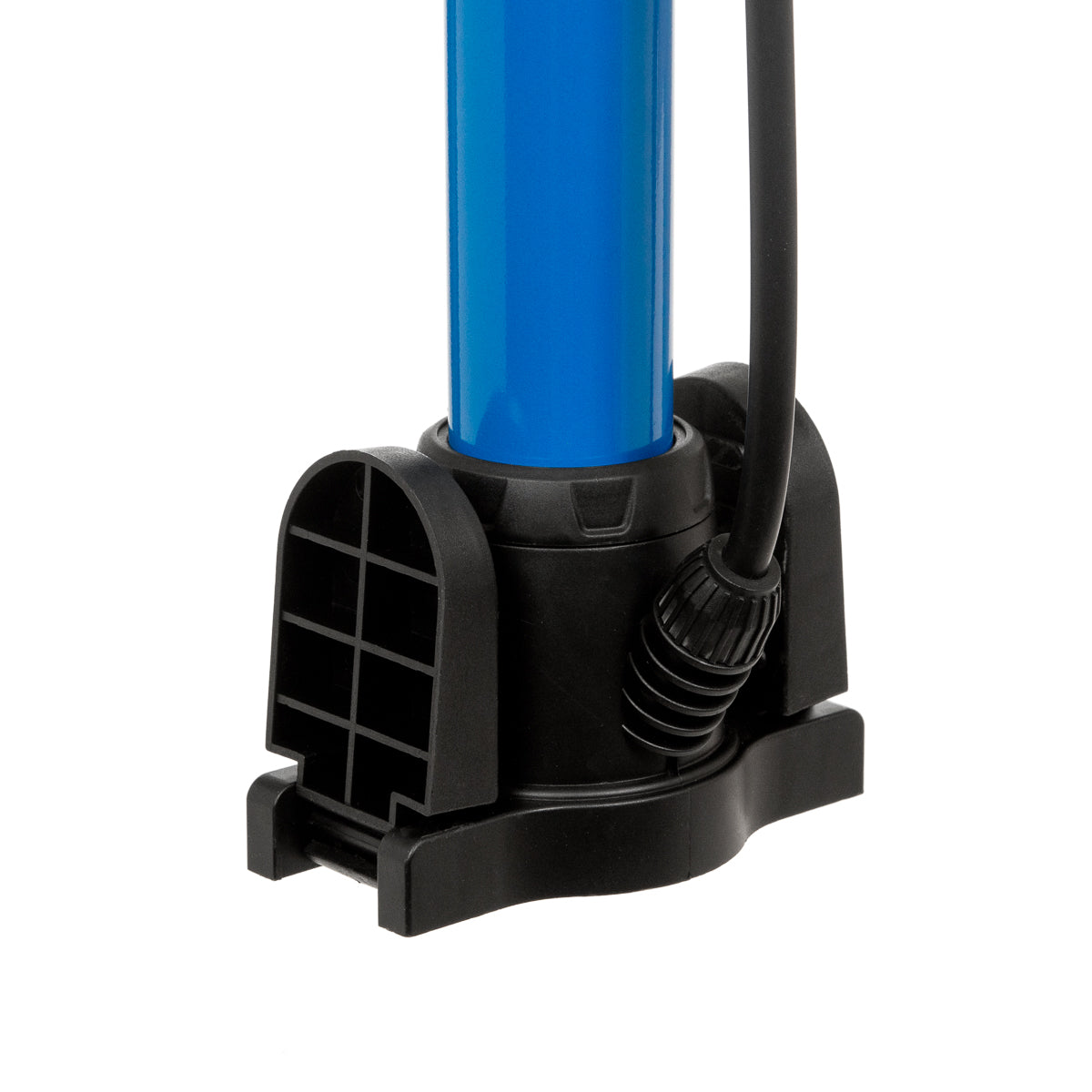 Bomba de aire de pie para bicicleta Windsor 100 psi V AF Azul-negro