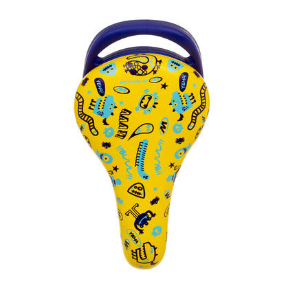 Asiento para bicicleta infantil Windsor Monsters con broche 210 130 mm