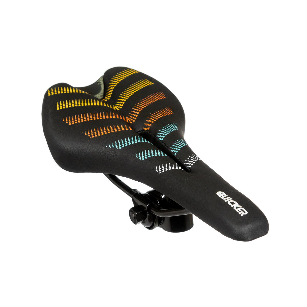 Asiento para bicicleta de ruta Quicker Destello Antiprostático con broche 270x130mm