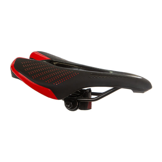 Asiento para bicicleta MTB Wander Eyes Con broche Canal antiprostático Luz trasera 255x150 mm