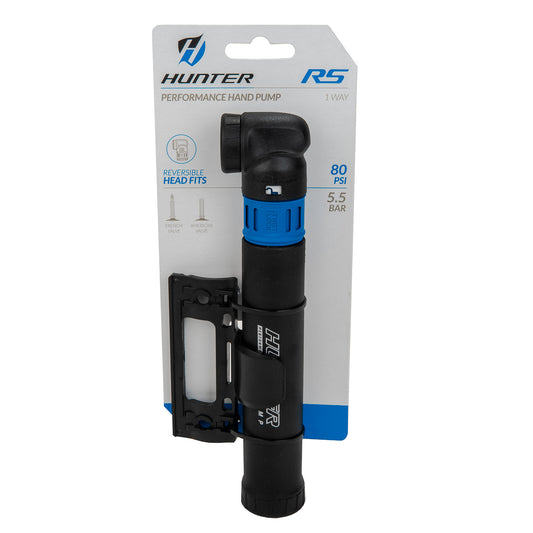 Bomba de aire de mano para bicicleta Hunter RS 1 way 80 psi V A-F
