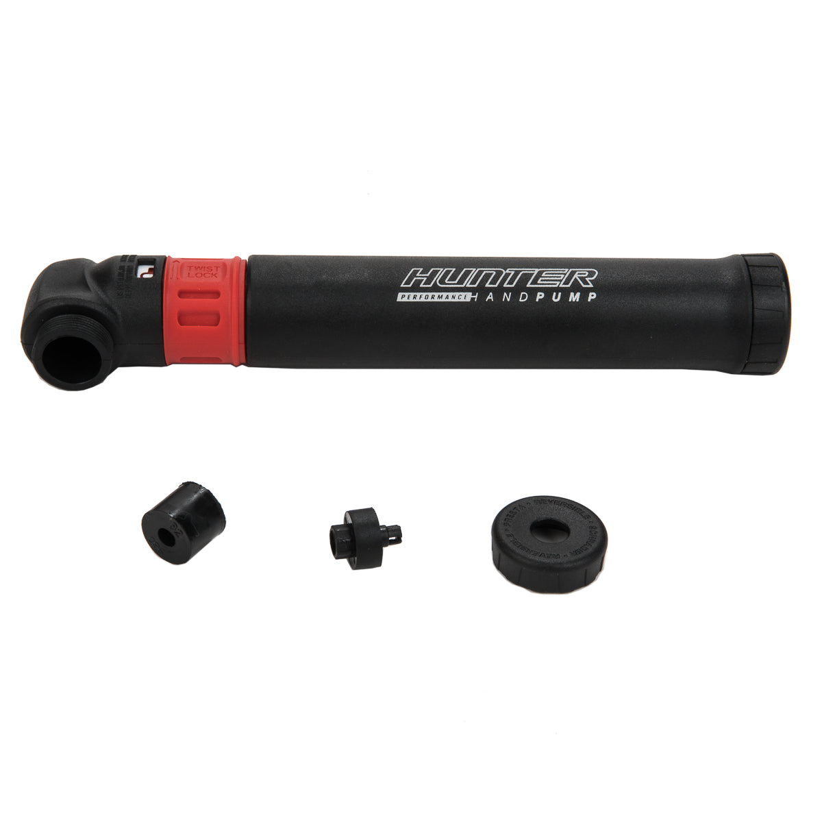 Bomba de aire de mano para bicicleta Hunter RS 1 way 80 psi V A-F