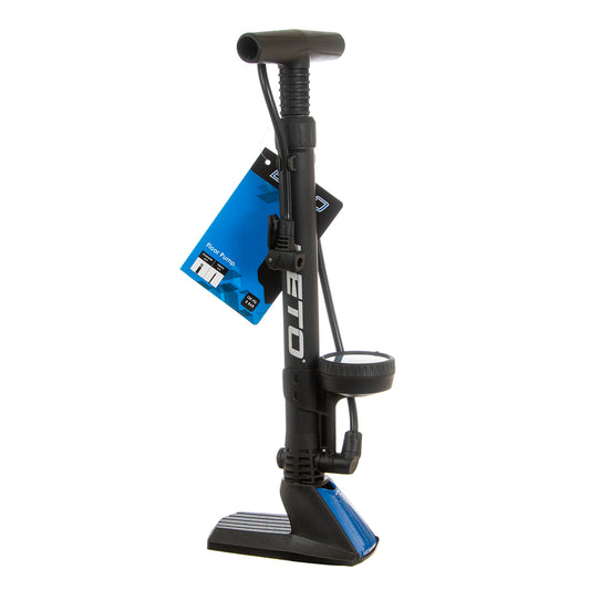 Bomba de aire de pie para bicicleta Beto con manómetro 120psi VA