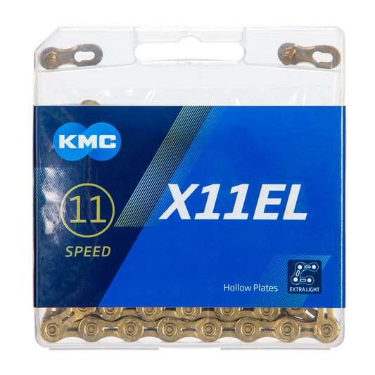 Cadena para bicicleta de montaña KMC X11EL 11v 118e Dorado