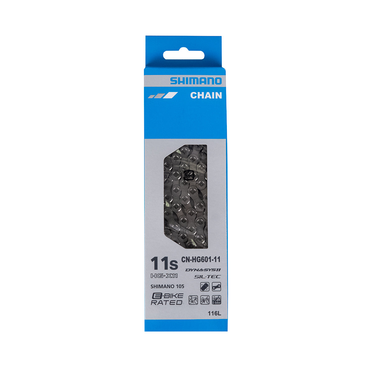 Cadena para bicicleta Shimano 105 CN HG601 11v 116e
