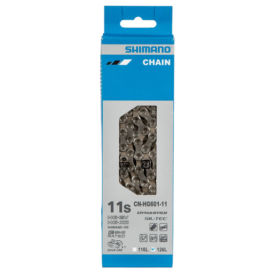 Cadena para bicicleta de ruta Shimano 105 CN-HG601-11 11v 126e Plateado