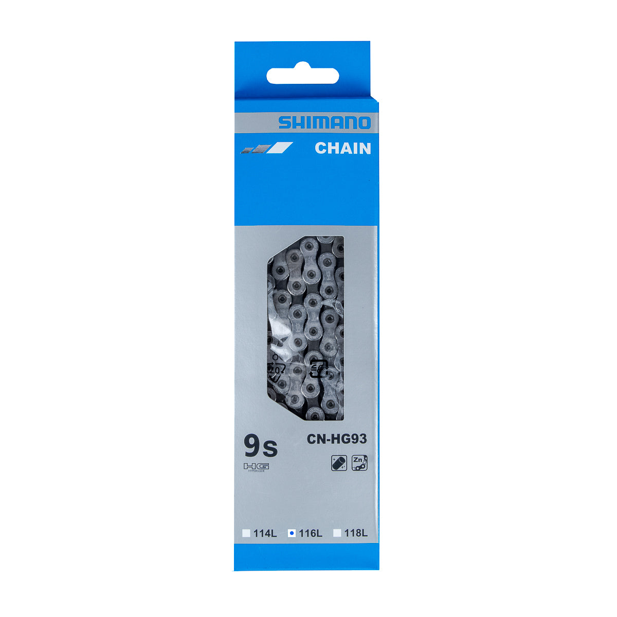 Cadena para bicicleta Shimano Alfine CN HG93 9v