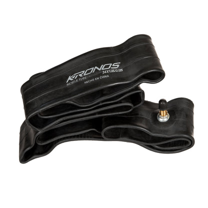Cámara para bicicleta de montaña Kronos R24x1.95-2.125" VA 33 mm Negro