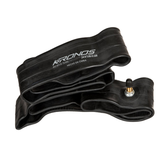 Cámara para bicicleta de montaña Kronos R24x1.95-2.125" VA 33 mm Negro
