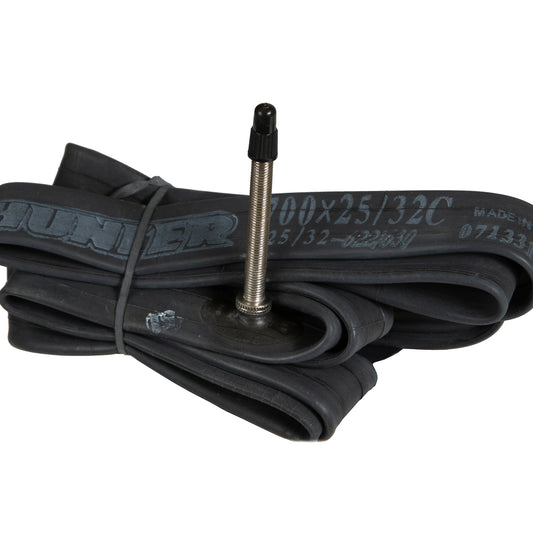 Cámara para bicicleta de ruta Hunter R700x25/32c VF 60 mm Negro