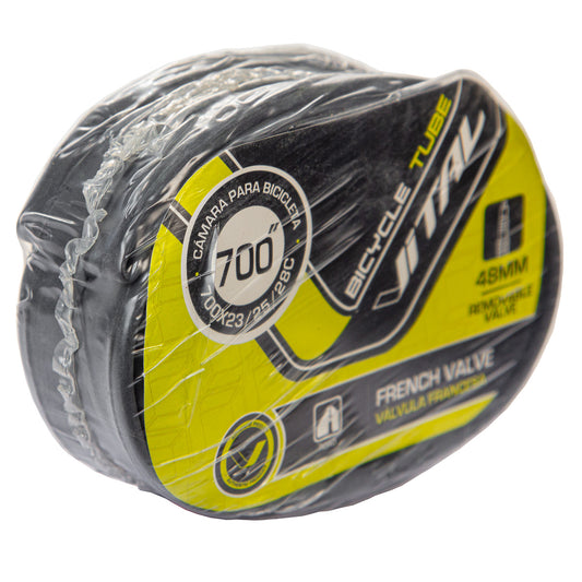 Cámara para bicicleta de ruta Vital R700x23/28c VF 48 mm