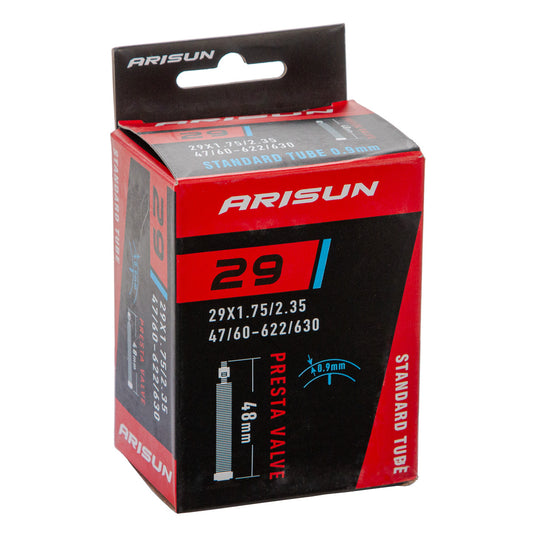 Cámara para bicicleta de montaña Arisun Standard R29x1.75x2.35" VF 48 mm Negro