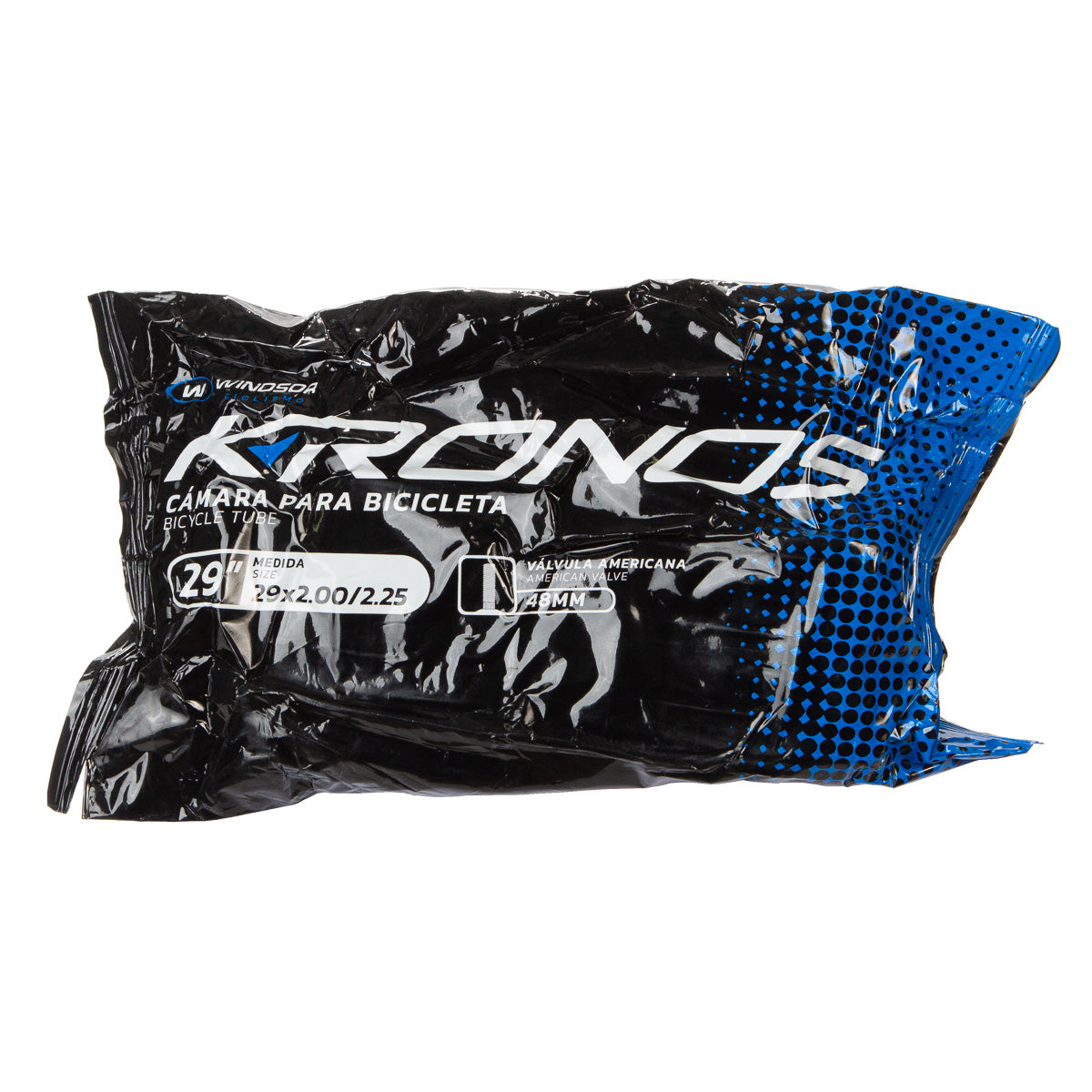Cámara para bicicleta de montaña Kronos R29x2.00/2.25" VA 48 mm Negro