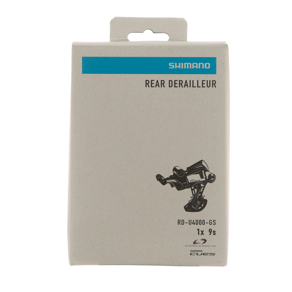 Cambio trasero para bicicleta de montaña Shimano Cues RD-U4000-GS 1x9v 11-46d Negro