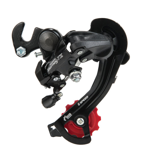 Cambio trasero para bicicleta de montaña Shimano Tourney RD-TZ500-GS 3x6/7v 14-28d CP Negro